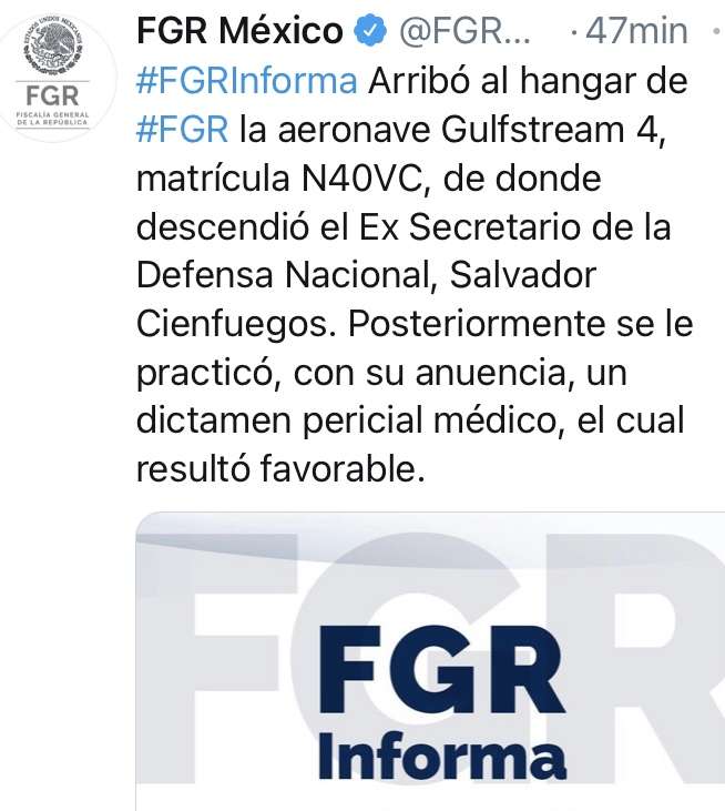 El comunicado 